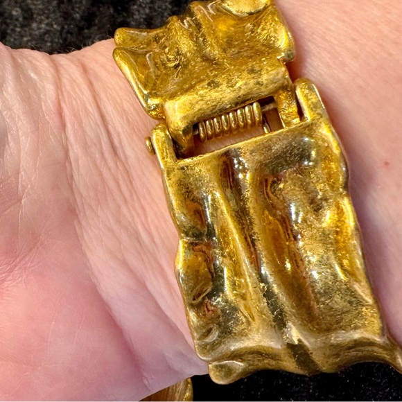 Zara Textured Gold-tone bracelet - Picture 3 of 6